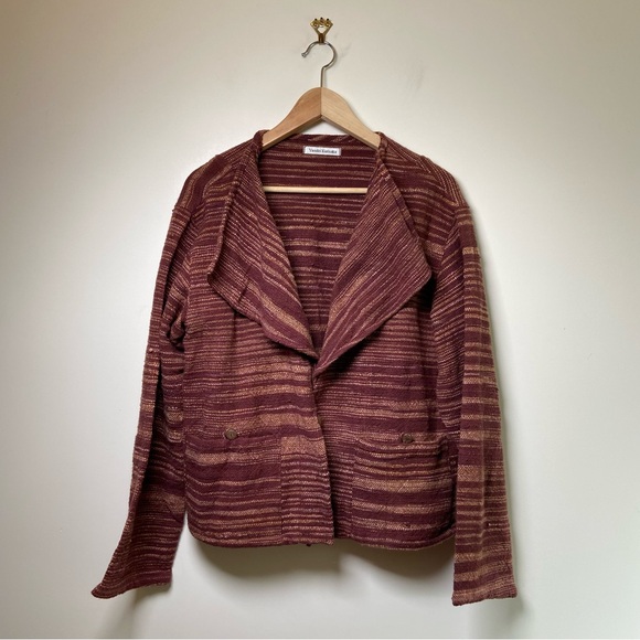 Yasuko Kurisaka Blazer Jacket - Picture 1 of 10